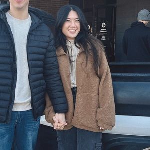 BNWT Old Navy Slouchy Sherpa jacket